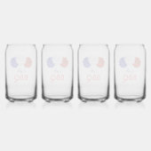 I Do BBQ Patriotic Floral Blikvorm Glas (Achterkant)