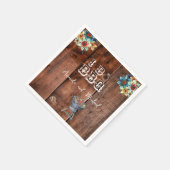 I Do BBQ Rustic Engagement Party Couples Shower Servet (Hoek)