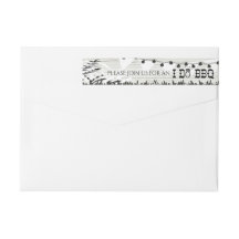 I Do BBQ Wood Texture Return Address Labels