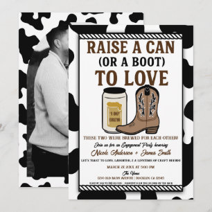 "I Do Brew" Country Western Verloving Feest Kaart