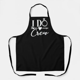 I Do Crew - Bachelorette Party Bridal Weddenschap Schort