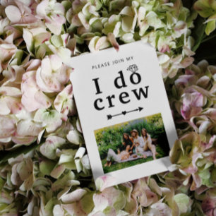I Do Crew Wil je mijn bruidsmeisje zijn? Kaart