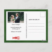 I DO Fiançailles Photo Seafood Party Invitation (Dos)