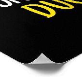 I Do Give a Duck Funny Rubber Duck Men Women Poster (Hoek)