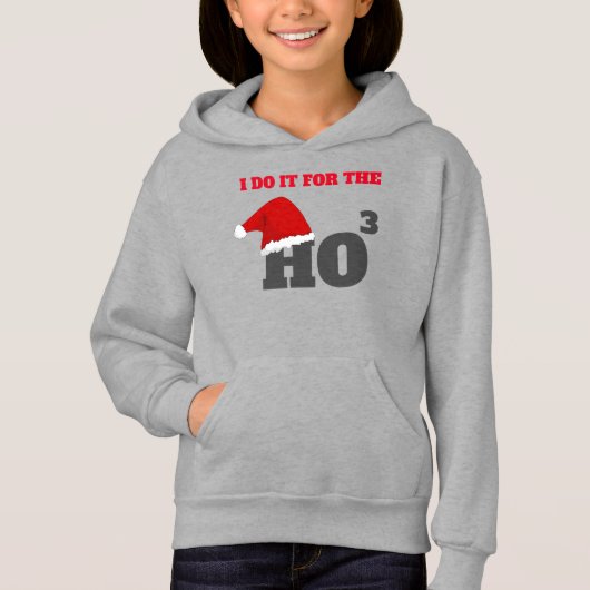 I do it for the ho funny christmas cap text (Devant)