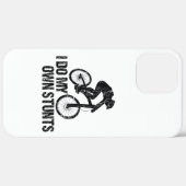 I Do My Own Stunts Downhill Biking Funny Case-Mate iPhone Case (Achterkant / Rechts)