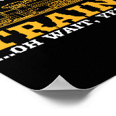 I Don't Always Stop And Look At Trains, Gift Men W Poster (Hoek)