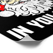 I Don't Believe In You Either - Funny Christmas  Poster (Hoek)