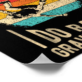 I Don't Crash I Do Random Gravity Checks Skateboar Poster (Hoek)