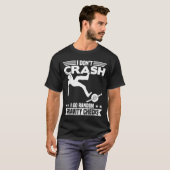 I Don't Crash I Do Random Onewheel Gravity Checks  T-shirt (Voorkant volledig)
