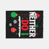 I Don't Do Matching Christmas Pajamas Funny Family Fleece Deken (Voorkant (Horizontaal))