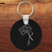 I Don't Feel Like People-ing Today  Sleutelhanger (Voorkant)