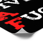 I Don't Give A For Poster (Hoek)