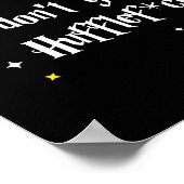 I Don't Give A Hufflefor  Poster (Hoek)