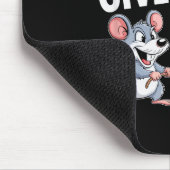 I Don't Give A Rats Mouse Funny Sarcastic Animal Muismat (Hoek)