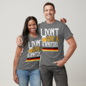 I Dont Give A Schnitzel German Beer Wurst Funny Ok T-shirt (Unisex)