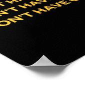 I Don't Have Ocd Poster (Hoek)