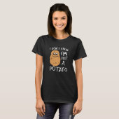 I Don't Know I'm Just A Potato Premium T-shirt (Voorkant volledig)