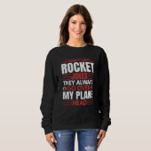 I Don't Like Rocket  Aerospace Engineer Graphic Trui (Voorkant volledig)
