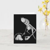 I Don't Like This Rock Funny Marcus The Worm Meme  Kaart (Gele Bloem)