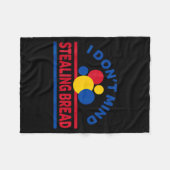 I Don't Mind Stealing Bread  Fleece Deken (Voorkant (Horizontaal))