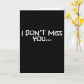 I don't miss you kaart (Gele Bloem)