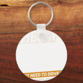 I DON'T NEED THERAPY Dodge Dart 73 Sleutelhanger (Voorkant)