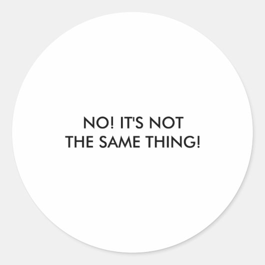 I Dont Speak Spanish Its Not The Same Thing Ronde Sticker (Voorkant)