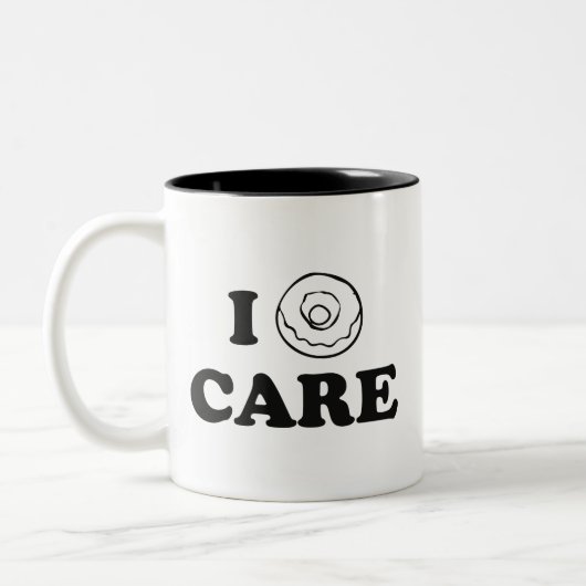 I Donut Care Coffee Mug (Gauche)