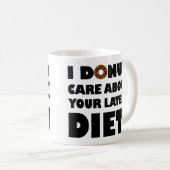 I Donut Care Funky Mug ou Travel Mug (Devant droit)