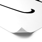 I Doughnut Care Funky Donut Poster (Coin)