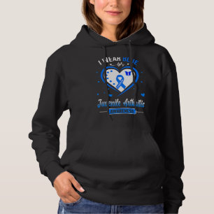 I Draag blauw voor jonge artritis Hoodie