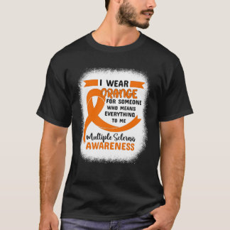 I Draag Oranje MS-bewustwording Multiple Sclerose  T-shirt