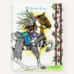 I DREAM HORSES Creative Book by Linda Dalziel Notitieboek