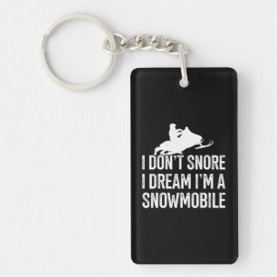 I Dream I'm A Snowmobile thema Sleutelhanger