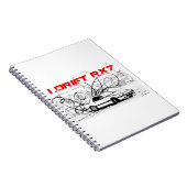 I Drift RX7 Notitieboek (Rechterzijde)