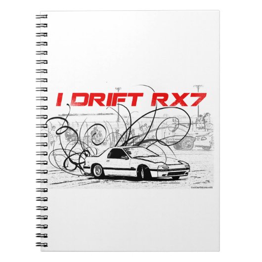 I Drift RX7 Notitieboek (Voorkant)