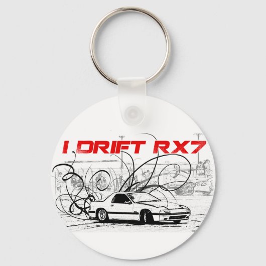 I Drift RX7 Sleutelhanger (Voorkant)