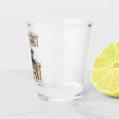 I Drive Fast and Barefoot  Sewing Machine Shot Glas (Rechts)