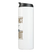 I Drive Fast and Barefoot Sewing Machine Thermosbeker (Geroteerd rechts)