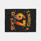 I Dunked 67 Days Of School Basketball Boys Kids  Fleece Deken (Voorkant (Horizontaal))