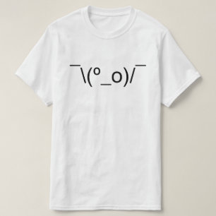 I Dunno LOL' NB\(º_o) / Emoticon Japans Kaomoji T-shirt