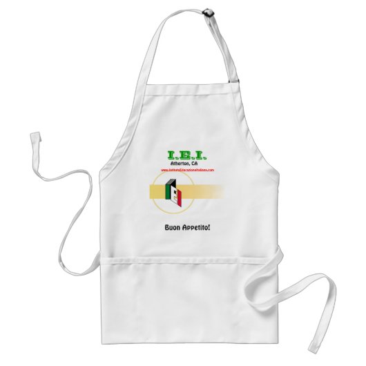 I.E.I. Apron Standaard Schort (Voorkant)