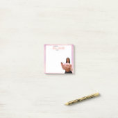 "I Embody Main Character Vibes - Gepersonaliseerd  Post-it® Notes (Op bureau)