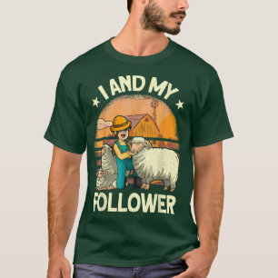 i en mijn volgeling Farmer Sheep Farming T-Shirt
