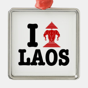 I Erawan (Love) Laos Metalen Ornament