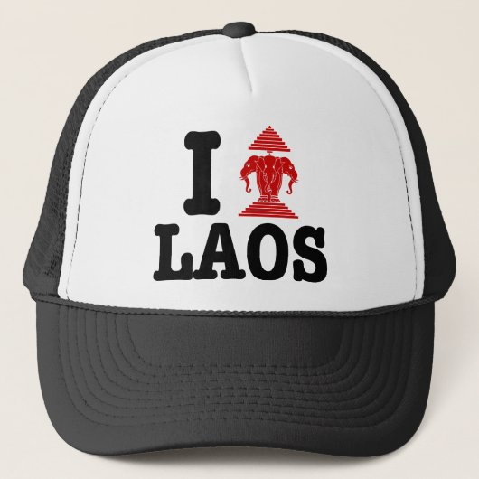 I Erawan (Love) Laos Trucker Pet (Voorkant)
