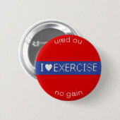 I EXERCISE-toets Ronde Button 5,7 Cm (Voorkant /achterkant)