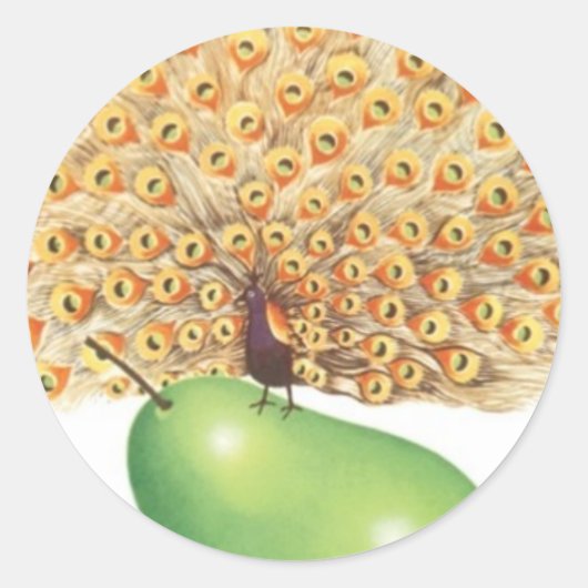 I Fancy peren Ronde Sticker (Voorkant)