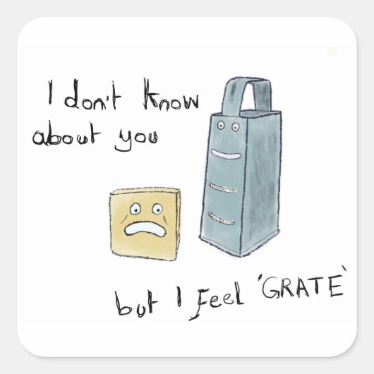 I Feel Grate - Sticker Pack (Voorkant)